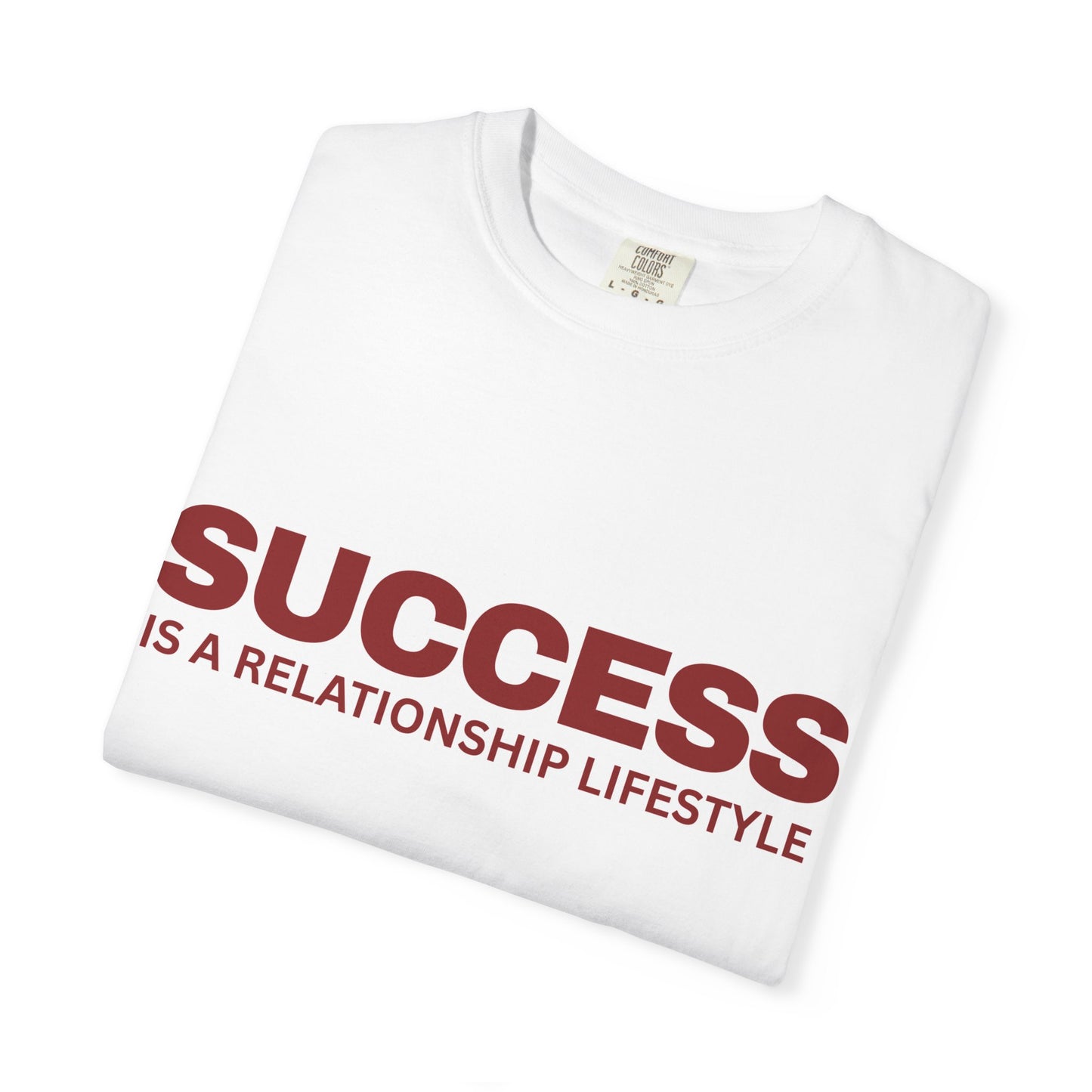 Manage Passively and More Successfully with this Success Is a Relationship Lifestyle T-Shirt Success Quote Tshirt Tee for Men and Women