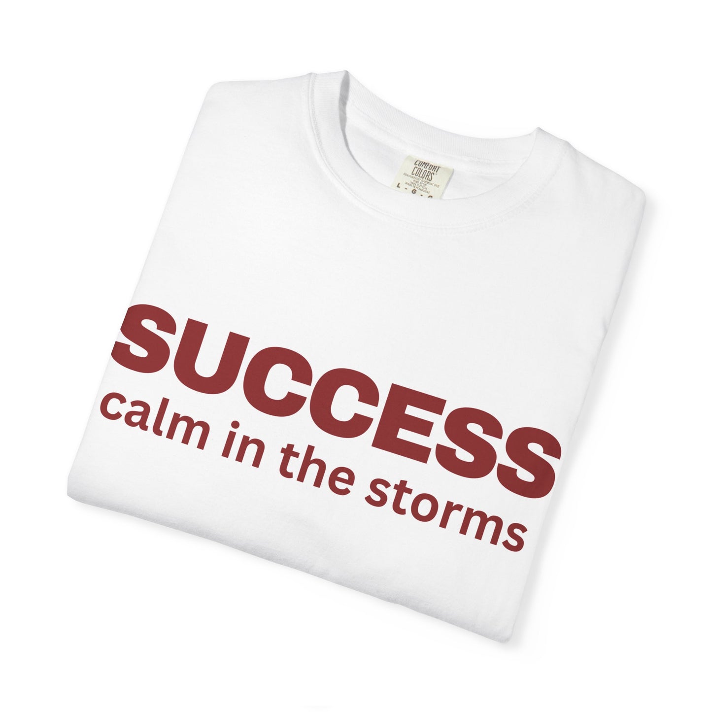 Share and Build the Team, and Reminder for Your Smart Self  — - Comfort Colors Spun Cotton - Smooth Feel and Exceptional - 'Calm in the Storms' Success and Motivation Quote T-Shirt