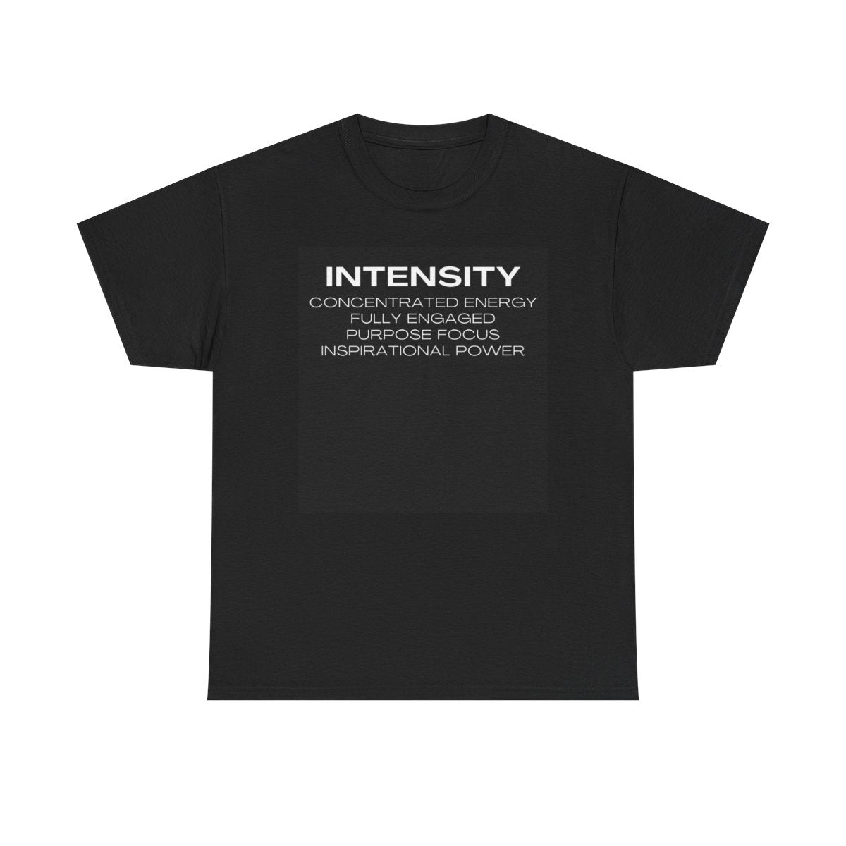 Men and Womens Intensity Success and Motivation T-Shirt